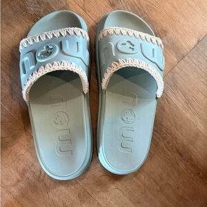 Mou Light Blue Sandals